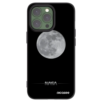 Picasee Μαύρη θήκη σιλικόνης για Apple iPhone 13 Pro - Moon Minimal