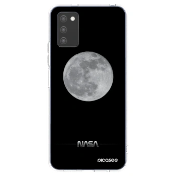 Picasee διαφανής θήκη σιλικόνης Samsung Galaxy A02s A025G - Moon Minimal