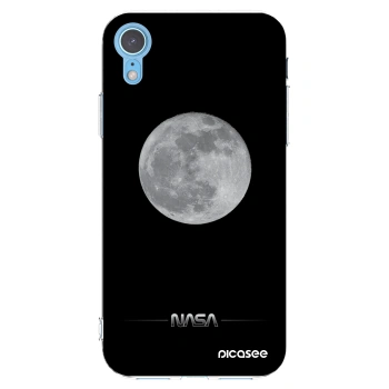 Picasee διαφανής θήκη σιλικόνης Apple iPhone XR - Moon Minimal