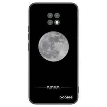Picasee Μαύρη θήκη σιλικόνης για Xiaomi Redmi Note 9T - Moon Minimal