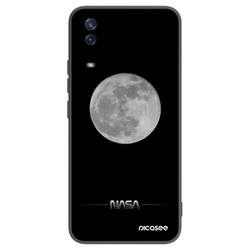 Picasee Μαύρη θήκη σιλικόνης για Vivo Y11s - Moon Minimal