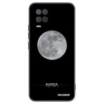 Picasee Μαύρη θήκη σιλικόνης για Realme 8 5G - Moon Minimal