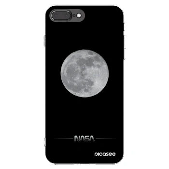 Picasee διαφανής θήκη σιλικόνης Apple iPhone 7 Plus - Moon Minimal