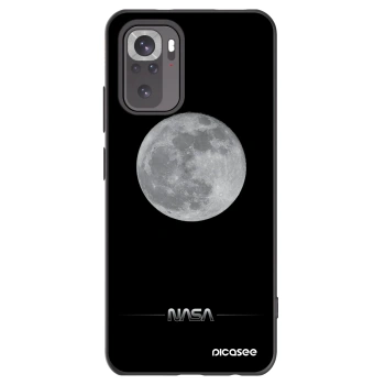Picasee Μαύρη θήκη σιλικόνης για Xiaomi Redmi Note 11S 4G - Moon Minimal