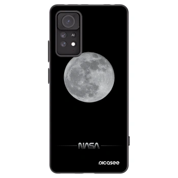 Picasee Μαύρη θήκη σιλικόνης για Xiaomi Redmi Note 11 Pro 5G - Moon Minimal