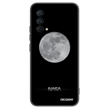 Picasee Μαύρη θήκη σιλικόνης για Realme GT Master Edition 5G - Moon Minimal