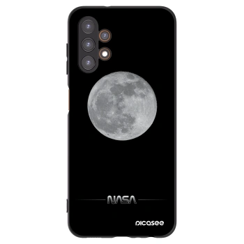 Picasee Μαύρη θήκη σιλικόνης για Samsung Galaxy A13 4G A135 - Moon Minimal