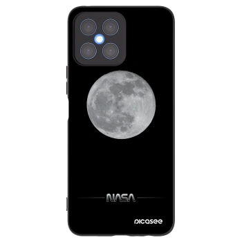Picasee Μαύρη θήκη σιλικόνης για Honor X8 4G - Moon Minimal