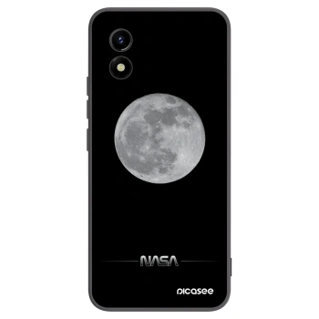 Picasee Μαύρη θήκη σιλικόνης για Vivo Y01 - Moon Minimal