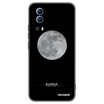Picasee Μαύρη θήκη σιλικόνης για Vivo Y52 5G - Moon Minimal