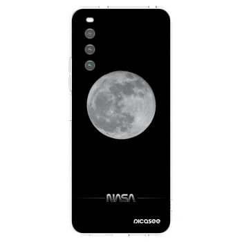 Picasee διαφανής θήκη σιλικόνης Sony Xperia 10 IV 5G - Moon Minimal