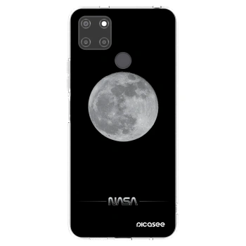 Picasee διαφανής θήκη σιλικόνης Realme C21Y - Moon Minimal