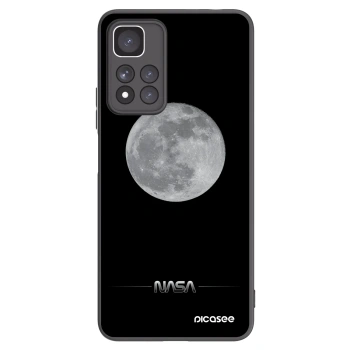 Picasee Μαύρη θήκη σιλικόνης για Xiaomi Redmi Note 11 Pro+ 5G - Moon Minimal