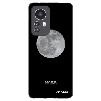Picasee Μαύρη θήκη σιλικόνης για Xiaomi 12T Pro - Moon Minimal