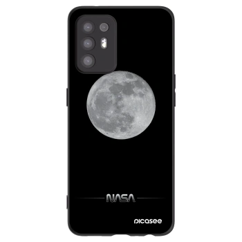 Picasee Μαύρη θήκη σιλικόνης για OPPO A94 5G - Moon Minimal
