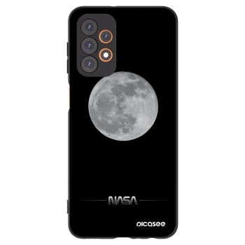 Picasee Μαύρη θήκη σιλικόνης για Samsung Galaxy A23 A236B 5G - Moon Minimal