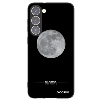 Picasee Μαύρη θήκη σιλικόνης για Samsung Galaxy S23+ 5G - Moon Minimal