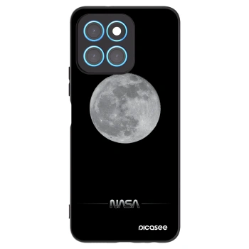 Picasee Μαύρη θήκη σιλικόνης για Honor X6 - Moon Minimal