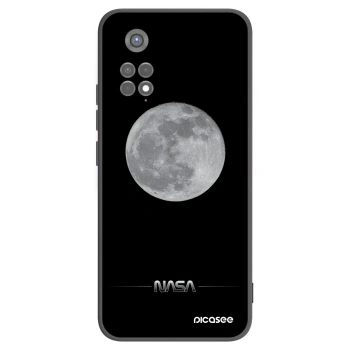 Picasee Μαύρη θήκη σιλικόνης για Xiaomi Redmi Note 11S 5G - Moon Minimal