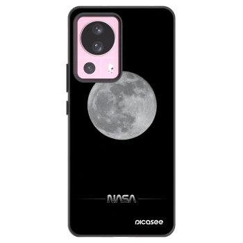 Picasee Μαύρη θήκη σιλικόνης για Xiaomi 13 Lite - Moon Minimal