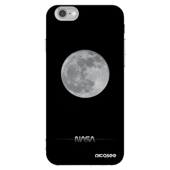 Picasee διαφανής θήκη σιλικόνης Apple iPhone 6/6S - Moon Minimal