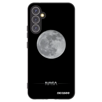 Picasee Μαύρη θήκη σιλικόνης για Samsung Galaxy A34 5G A346B - Moon Minimal