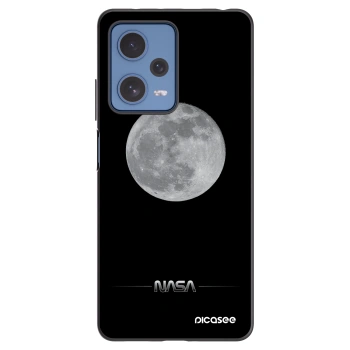 Picasee Μαύρη θήκη σιλικόνης για Xiaomi Redmi Note 12 Pro 5G - Moon Minimal