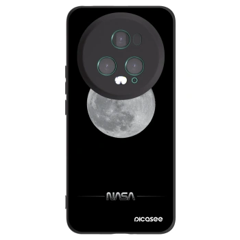 Picasee Μαύρη θήκη σιλικόνης για Honor Magic5 Pro - Moon Minimal