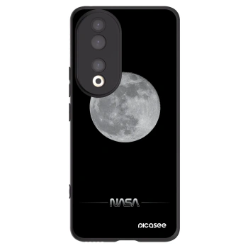 Picasee Μαύρη θήκη σιλικόνης για Honor 90 5G - Moon Minimal