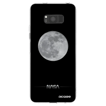 Picasee διαφανής θήκη σιλικόνης Samsung Galaxy S8 G950F - Moon Minimal