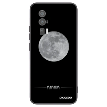 Picasee Μαύρη θήκη σιλικόνης για Xiaomi Poco F5 Pro 5G - Moon Minimal