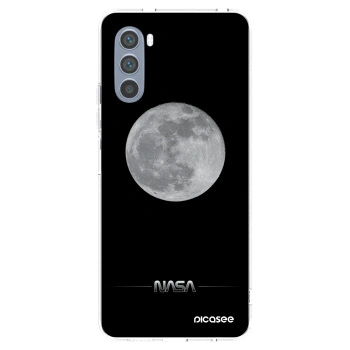 Picasee διαφανής θήκη σιλικόνης Motorola Moto G62 - Moon Minimal
