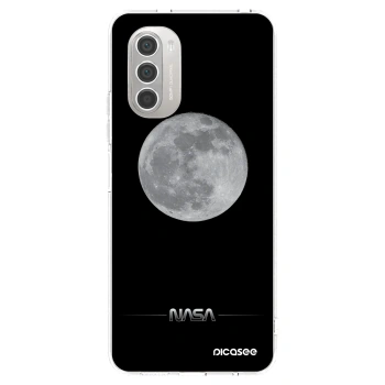 Picasee διαφανής θήκη σιλικόνης Motorola Moto G51 - Moon Minimal