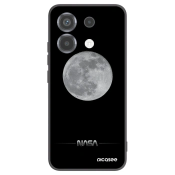 Picasee Μαύρη θήκη σιλικόνης για Xiaomi Poco X6 - Moon Minimal