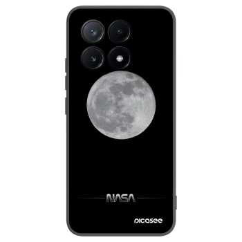 Picasee Μαύρη θήκη σιλικόνης για Xiaomi Poco X6 Pro - Moon Minimal