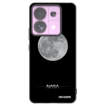 Picasee Μαύρη θήκη σιλικόνης για Xiaomi Redmi Note 13 Pro 5G - Moon Minimal