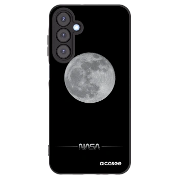 Picasee Μαύρη θήκη σιλικόνης για Samsung Galaxy A25 A256B 5G - Moon Minimal