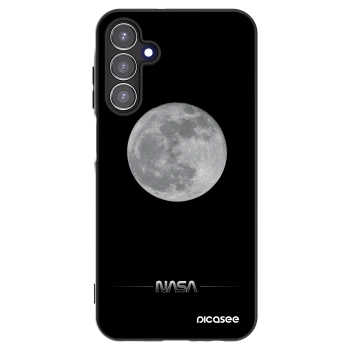 Picasee Μαύρη θήκη σιλικόνης για Samsung Galaxy A15 A156B 5G - Moon Minimal