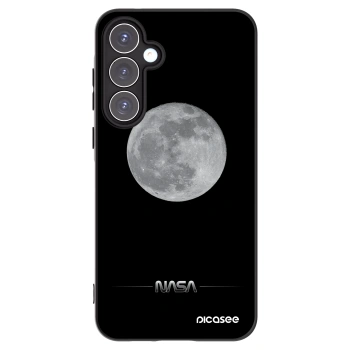 Picasee Μαύρη θήκη σιλικόνης για Samsung Galaxy A55 5G A556B - Moon Minimal