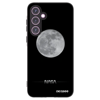 Picasee Μαύρη θήκη σιλικόνης για Samsung Galaxy A35 5G A356B - Moon Minimal