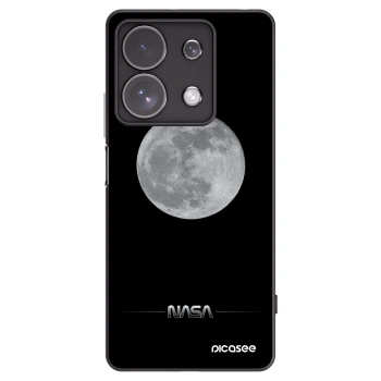 Picasee Μαύρη θήκη σιλικόνης για Xiaomi Redmi Note 13 Pro 4G - Moon Minimal