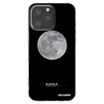 Picasee διαφανής θήκη σιλικόνης Apple iPhone 16 Pro Max - Moon Minimal