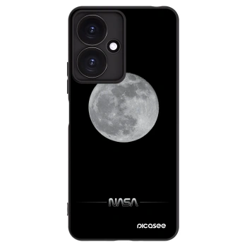 Picasee Μαύρη θήκη σιλικόνης για Xiaomi Redmi 13C 5G - Moon Minimal