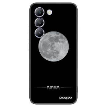 Picasee Μαύρη θήκη σιλικόνης για Vivo V40 SE 5G - Moon Minimal