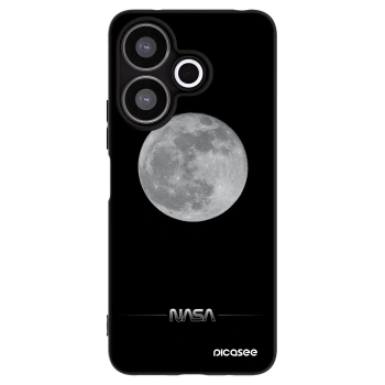 Picasee Μαύρη θήκη σιλικόνης για Xiaomi Redmi 13 4G - Moon Minimal
