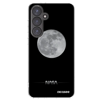 Picasee διαφανής θήκη σιλικόνης Samsung Galaxy S24 FE S721B - Moon Minimal