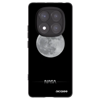 Picasee Μαύρη θήκη σιλικόνης για Xiaomi Redmi Note 14 Pro+ 5G - Moon Minimal
