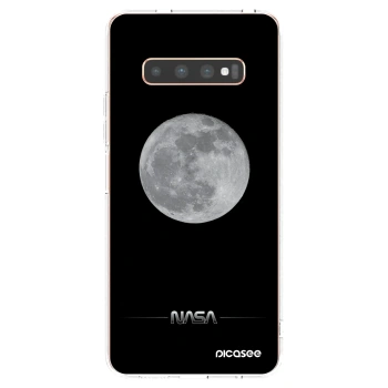 Picasee διαφανής θήκη σιλικόνης Samsung Galaxy S10 Plus G975 - Moon Minimal