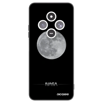 Picasee Μαύρη θήκη σιλικόνης για Xiaomi Redmi 14C - Moon Minimal
