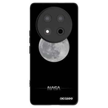 Picasee Μαύρη θήκη σιλικόνης για Honor Magic7 Lite 5G - Moon Minimal